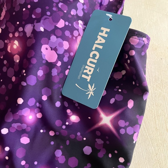 Halcurt Plus Size Women's Athletic One Piece Swimsuit With Boyleg Shorts Modest